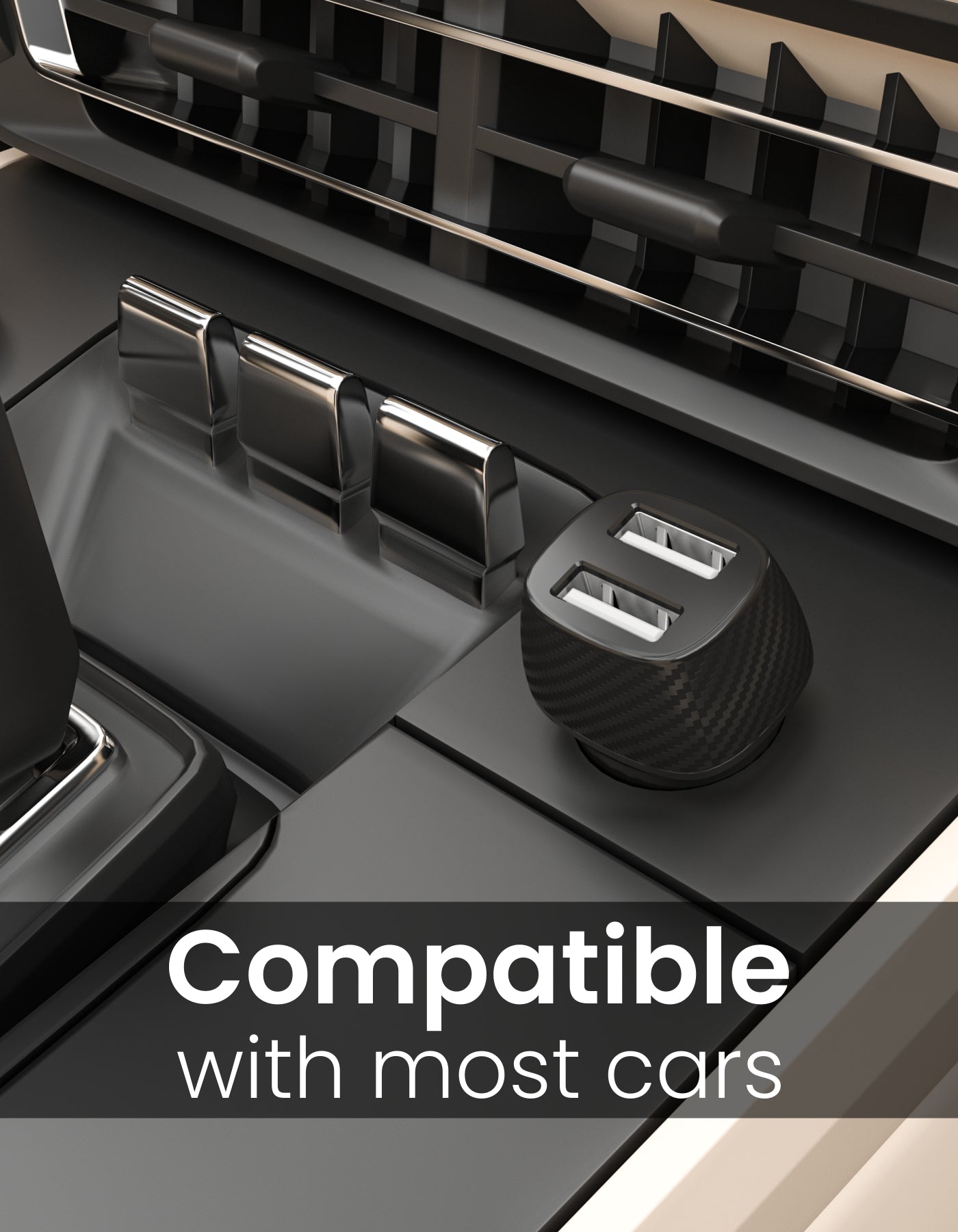 Car Power 5 Fast Car Charger with Dual Port