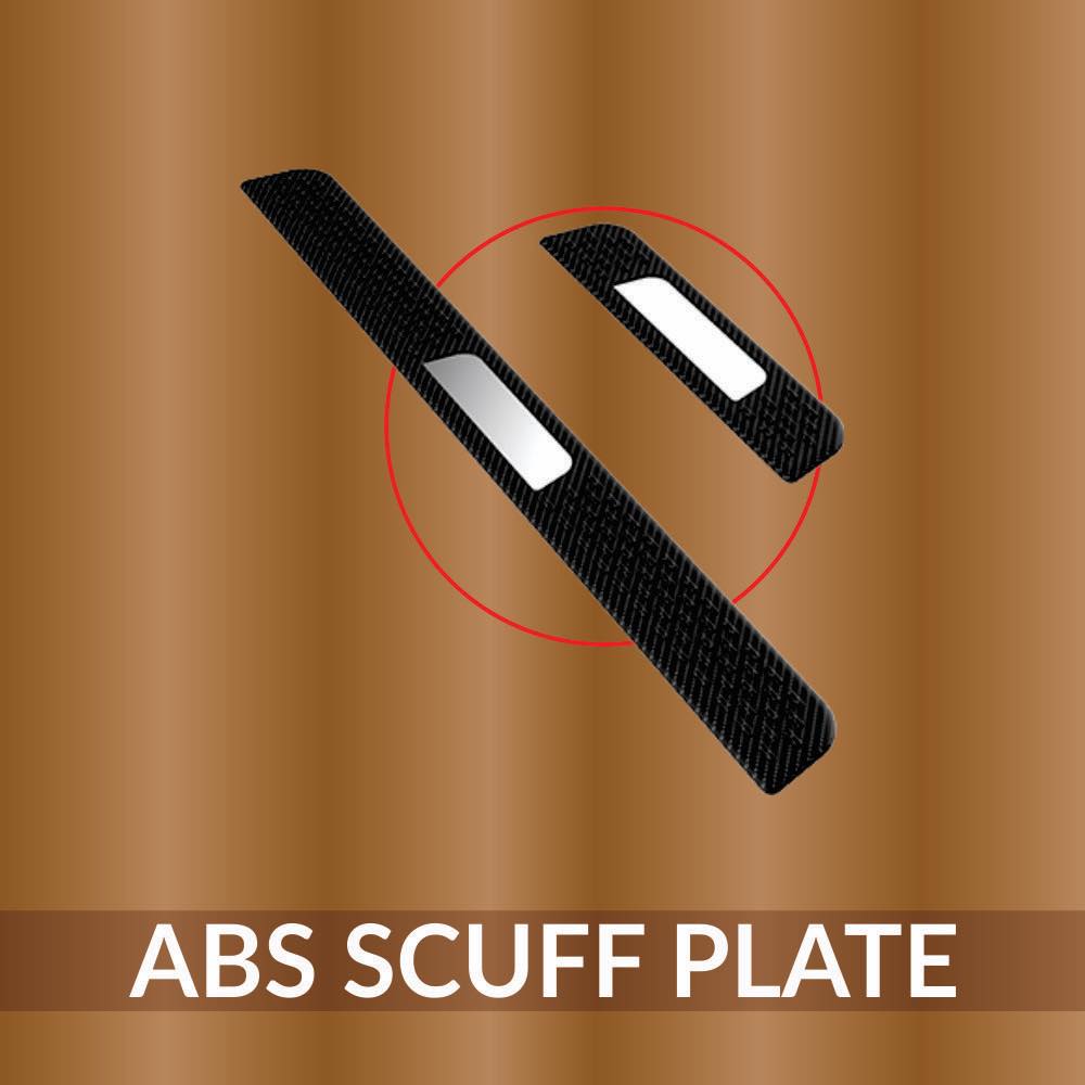 ABS Scuff Plate - Universal - Carbon Fiber Style
