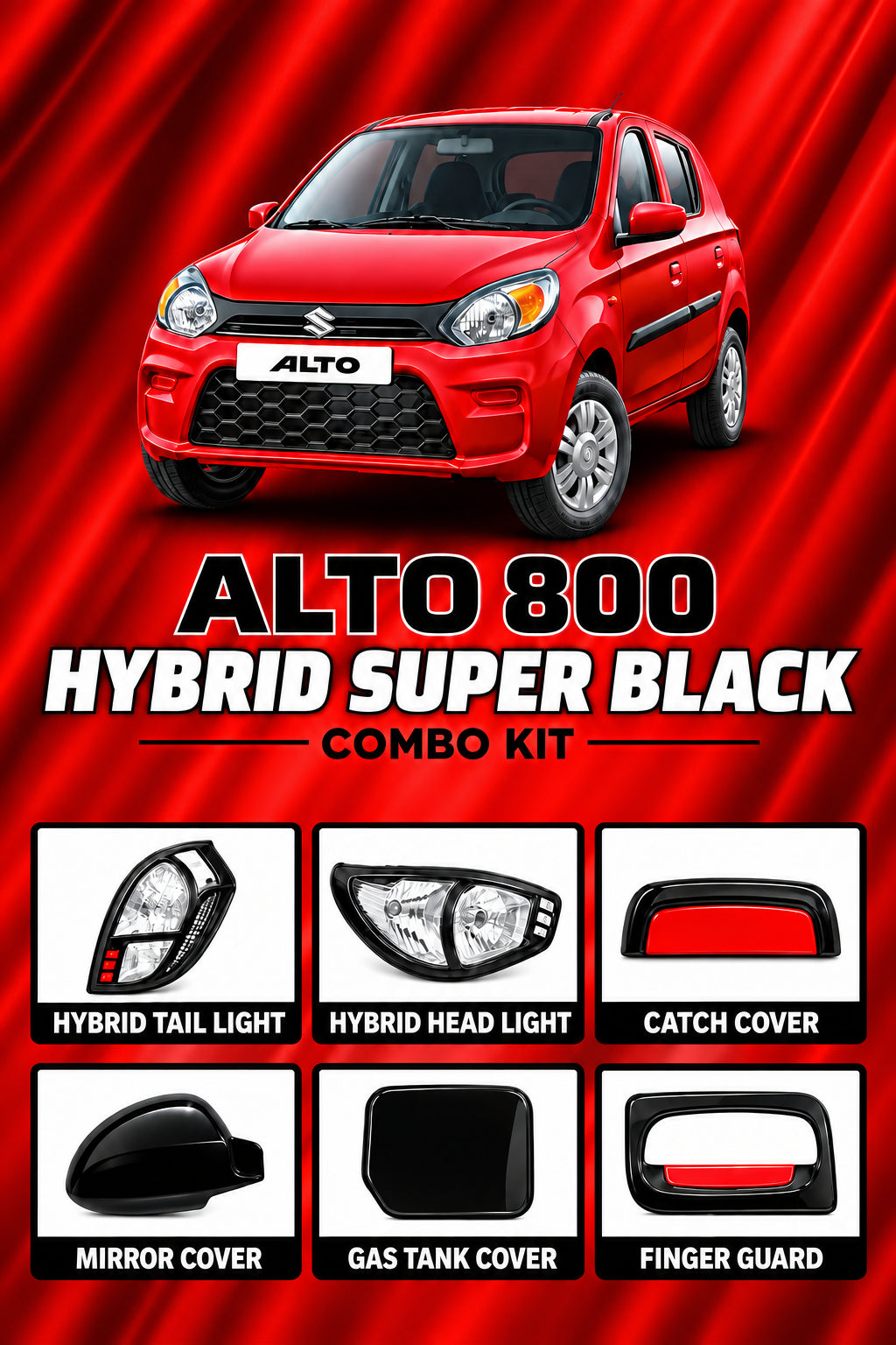 ALTO 800 Hybrid Super Black Combo Kit