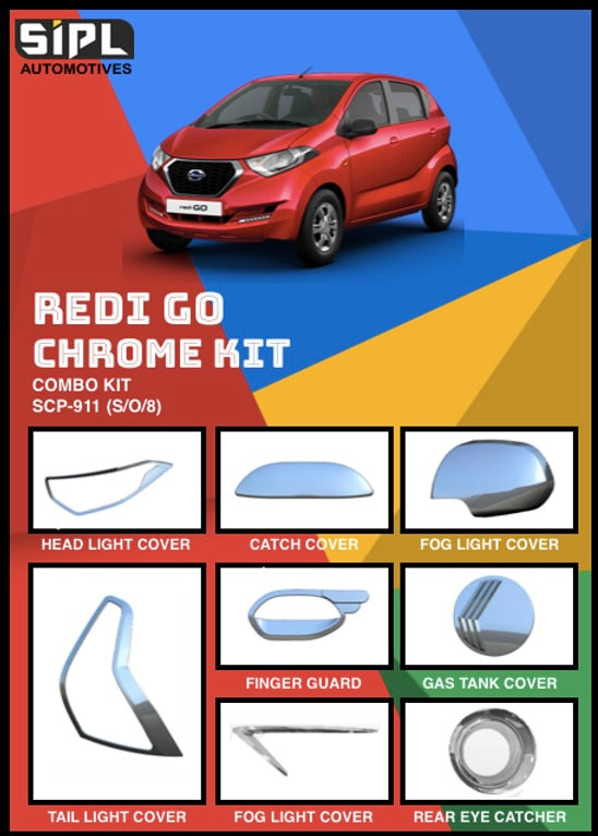 Datsun Redi Go Chrome finish Combo kit
