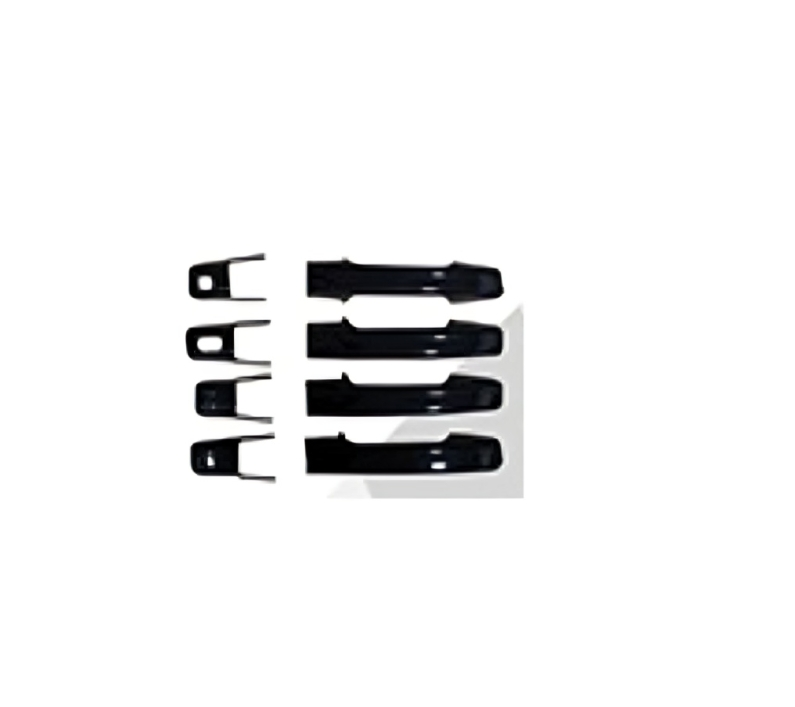 Hybrid Black Finish Door Handle Garnish For Nissan Magnite - Model 2021 Onwards