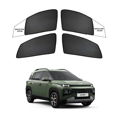 Window Sun Shades For Hyundai Exter – Model 2023 Onwards