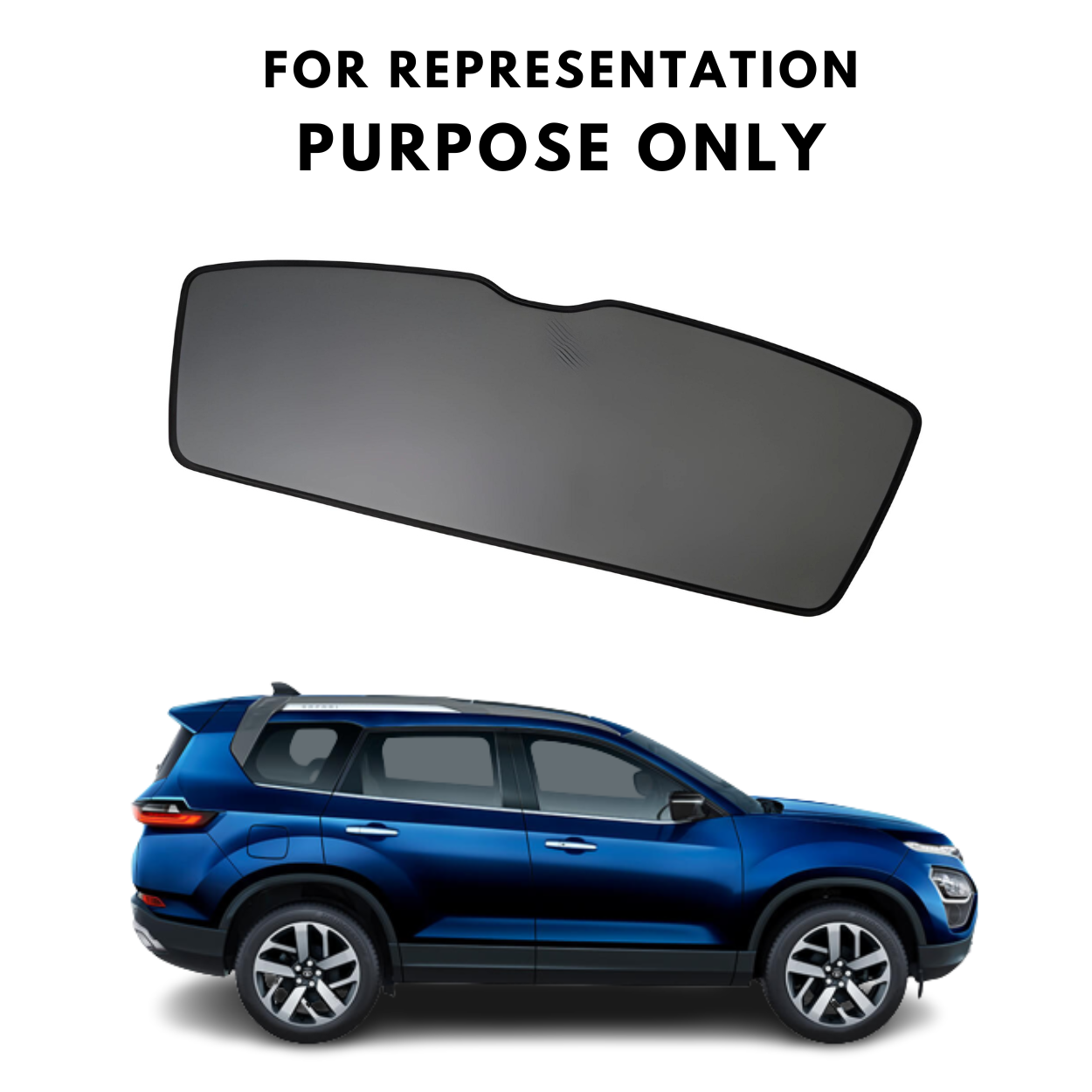 Car Window Fix Black Sun Shades For Tata Safari