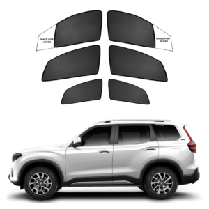Car Window Fix Black Sun Shades For Mahindra Scorpio-N