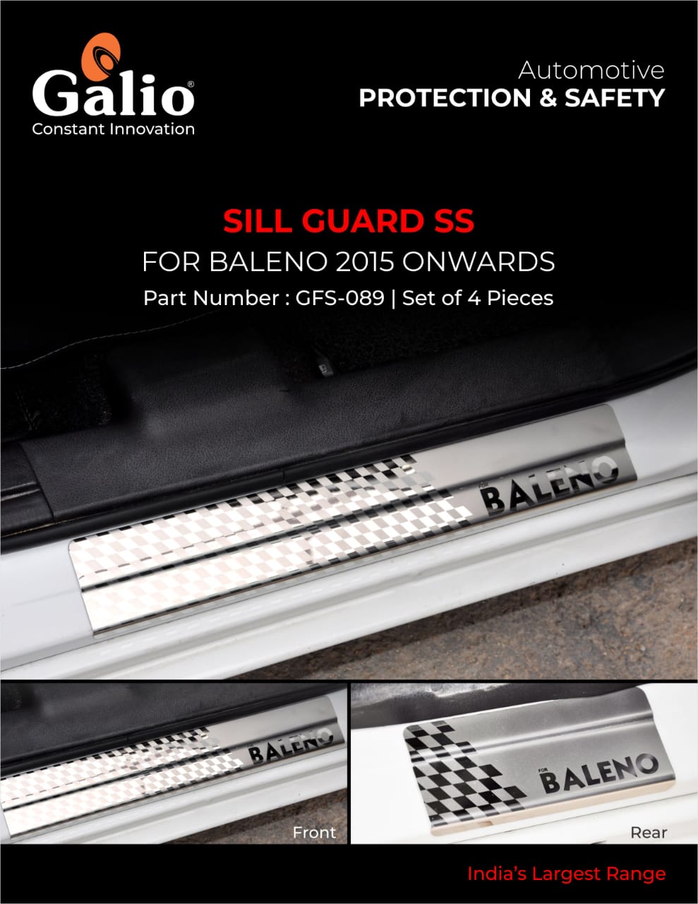 Maruti Suzuki Baleno Sill Guard SS