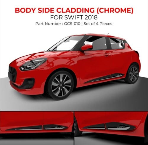 Maruti Suzuki Swift Body Side Cladding - Painted