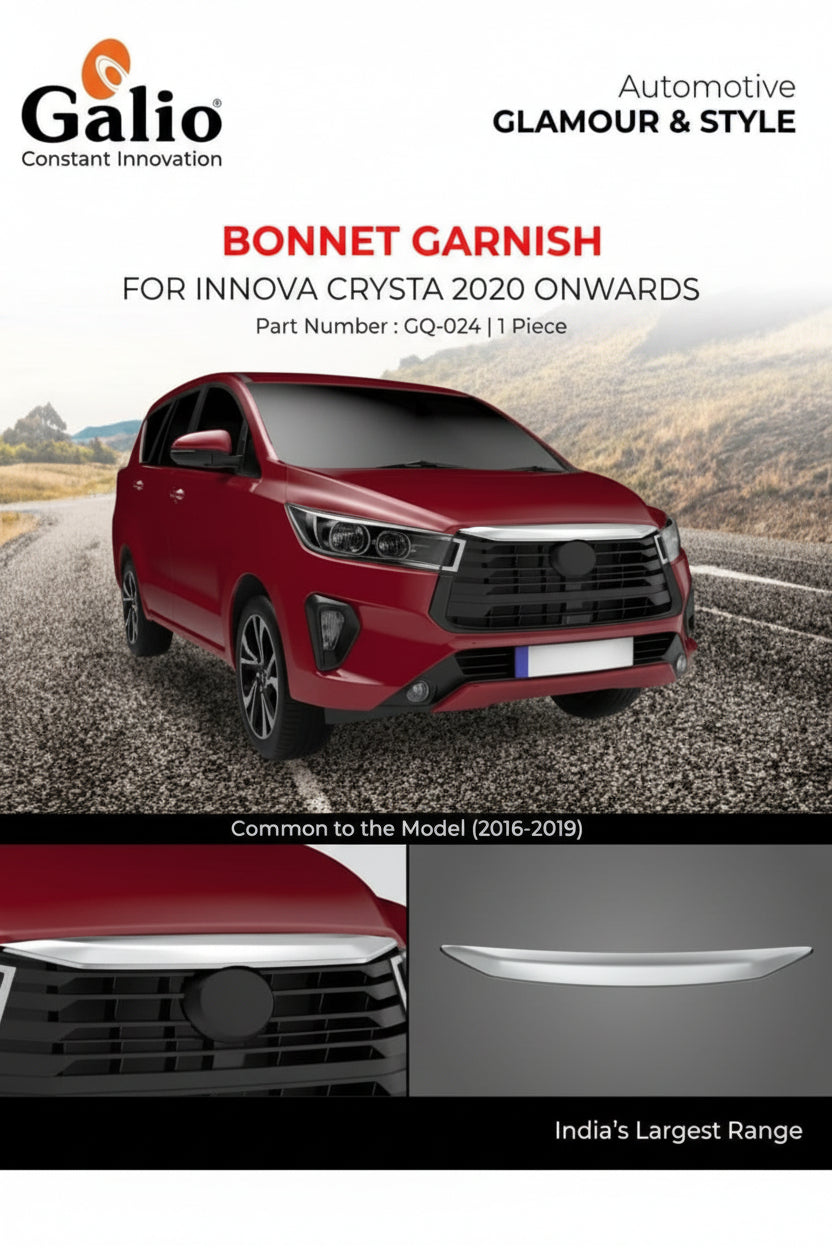 Bonnet Garnish Toyota Innova Crysta