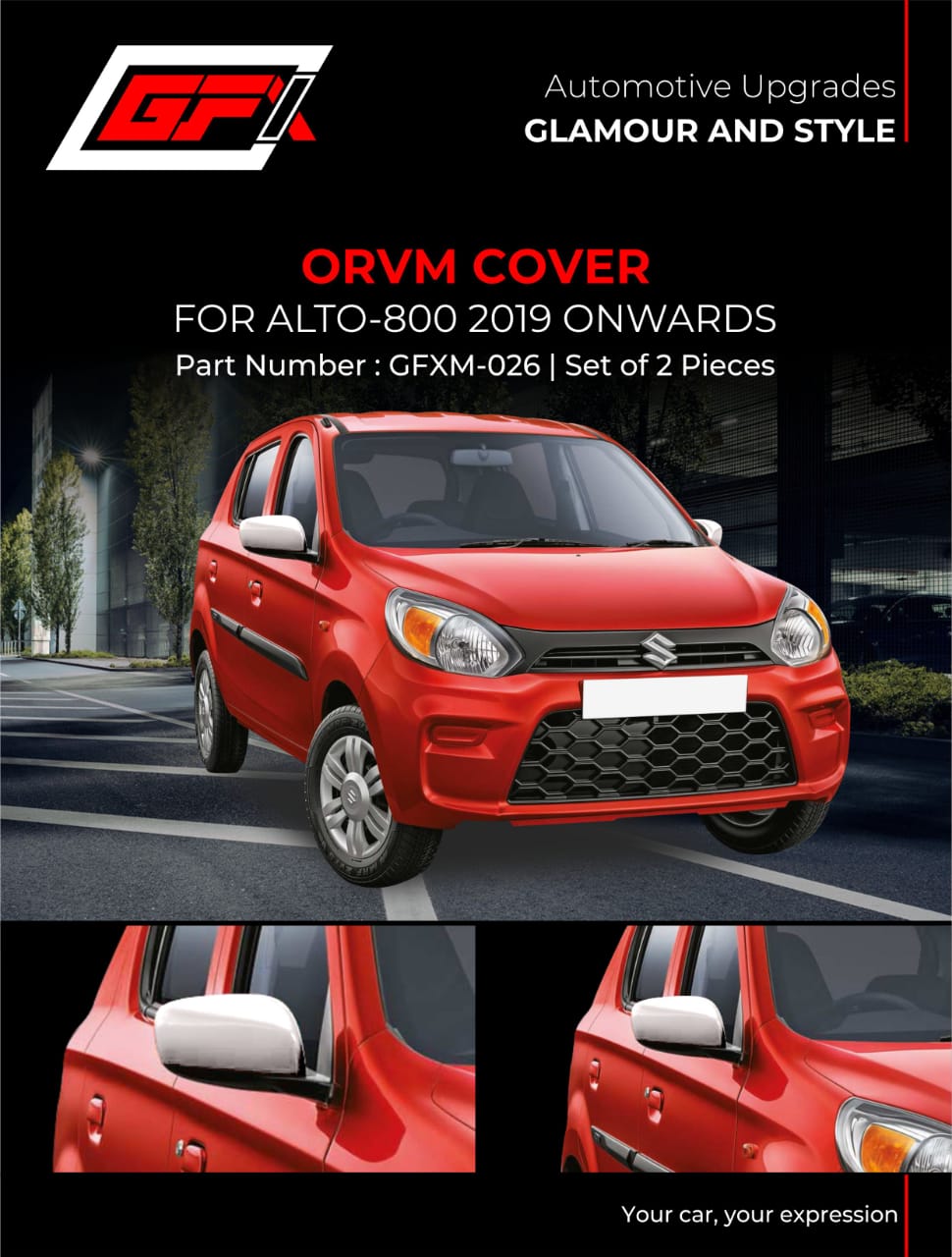 Maruti Suzuki Alto 800 Chrome ORVM Cover