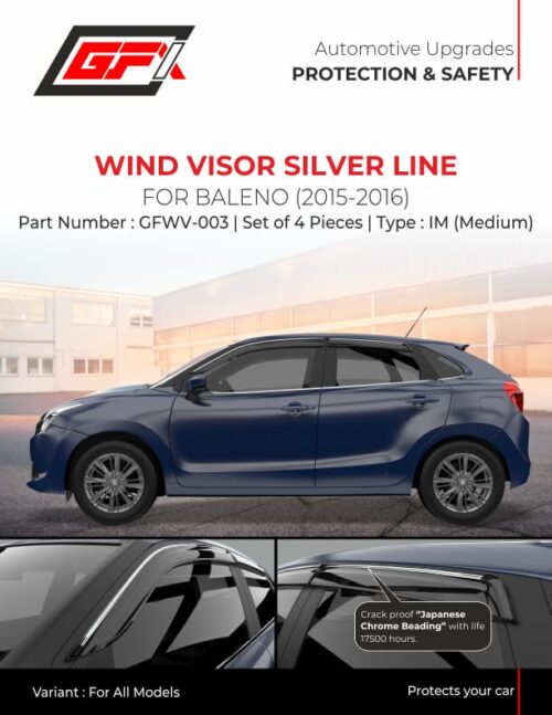 Maruti Suzuki Baleno Door Wind Visor
