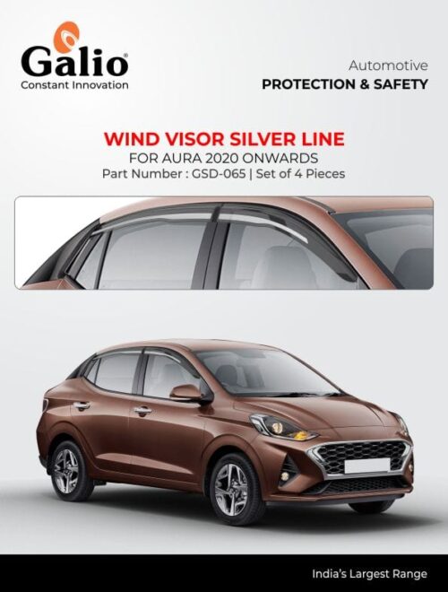 Door Visor For Hyundai Aura - Model 2020 Onwards