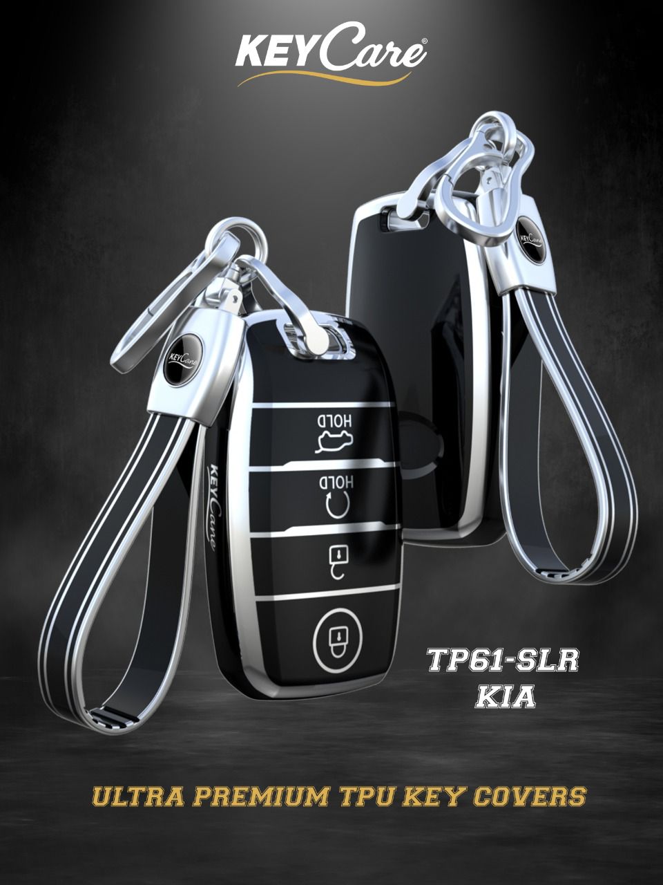 TPU Key Cover fit for KIA - 4 Button Smart Key