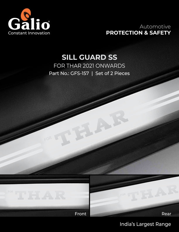 Sill Guard SS For Mahindra Thar
