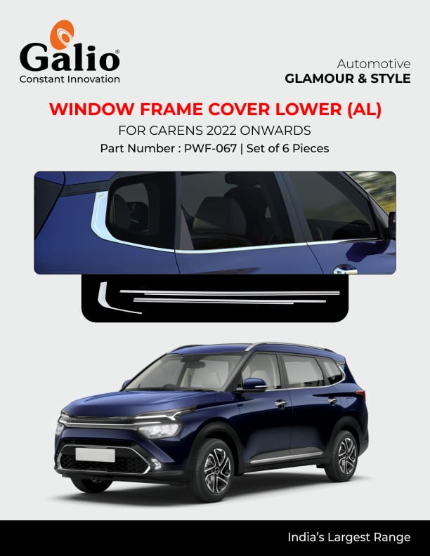 Window Frame Cover Lower For KIA Carens - Aluminium