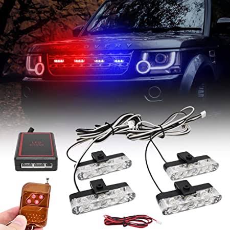 Red N Blue Flashing Light for All Cars