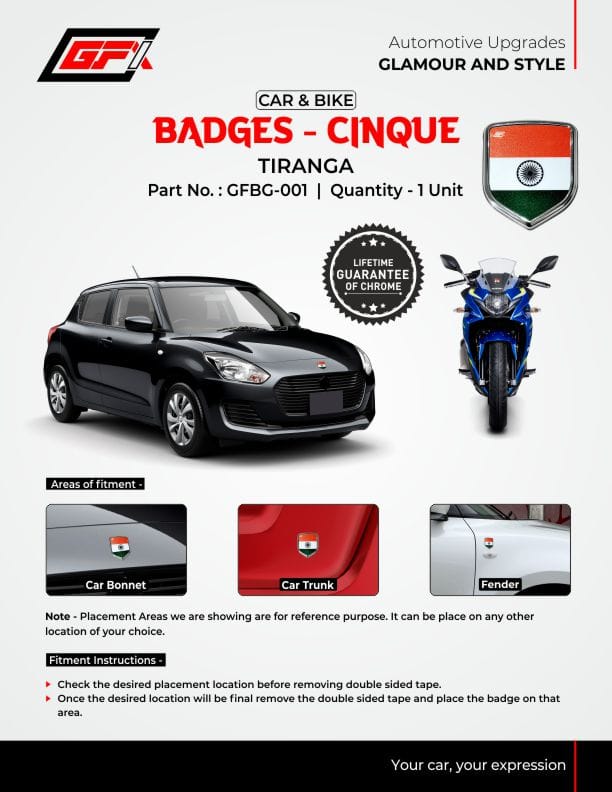 National Flag Badge - TIRANGA