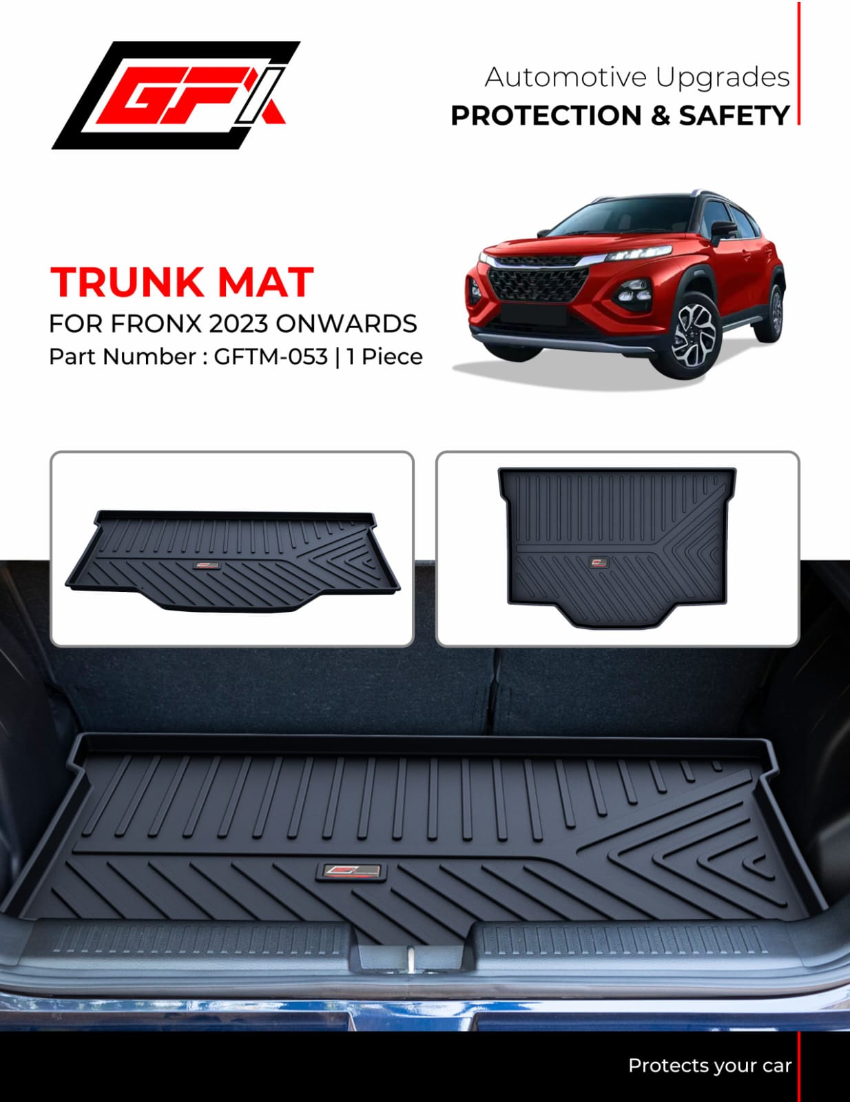 Trunk Mat for Maruti Suzuki Fronx - Model 2023 Onwards