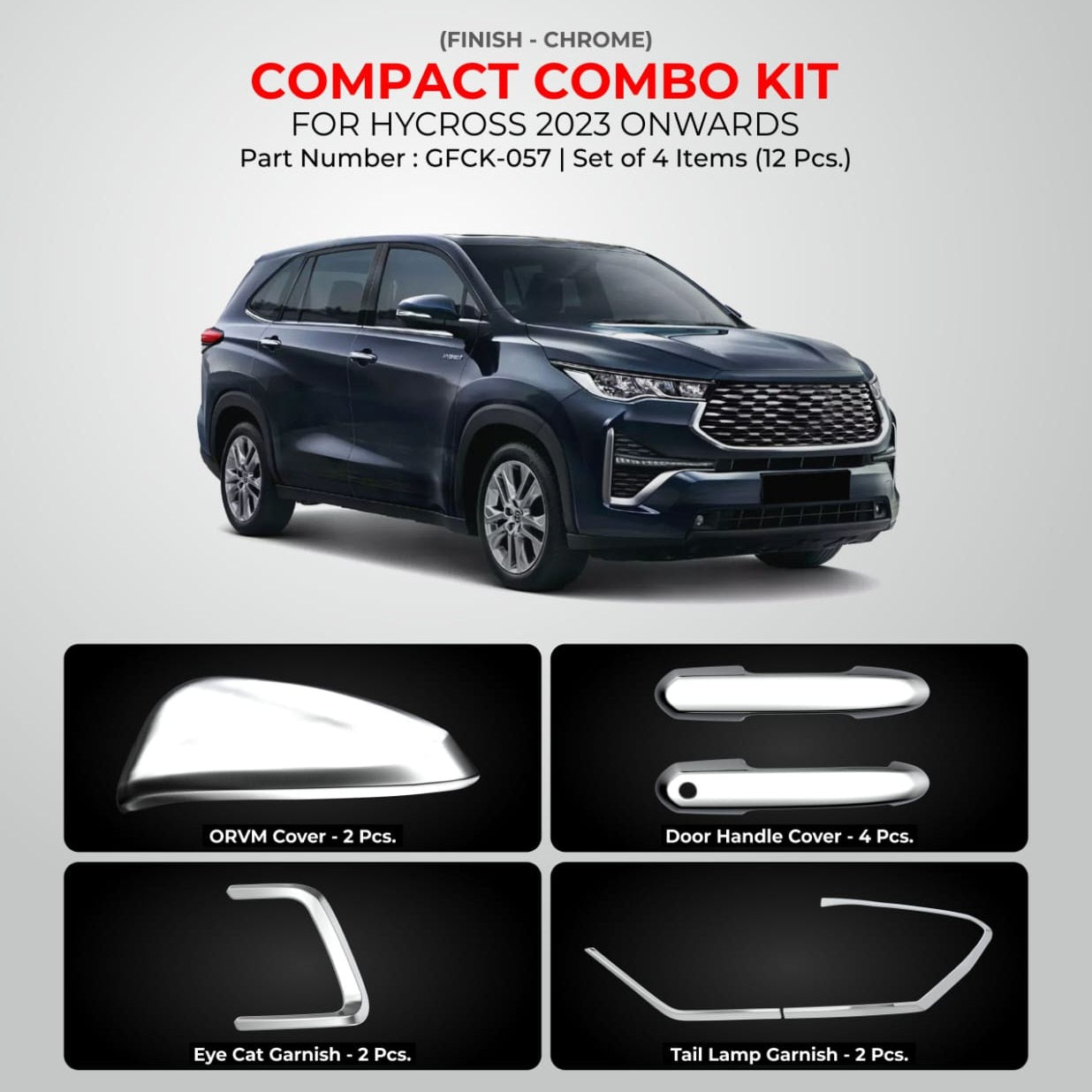 Compact Combo Kit For Toyota Innova Hycross - Model 2022 Onwards