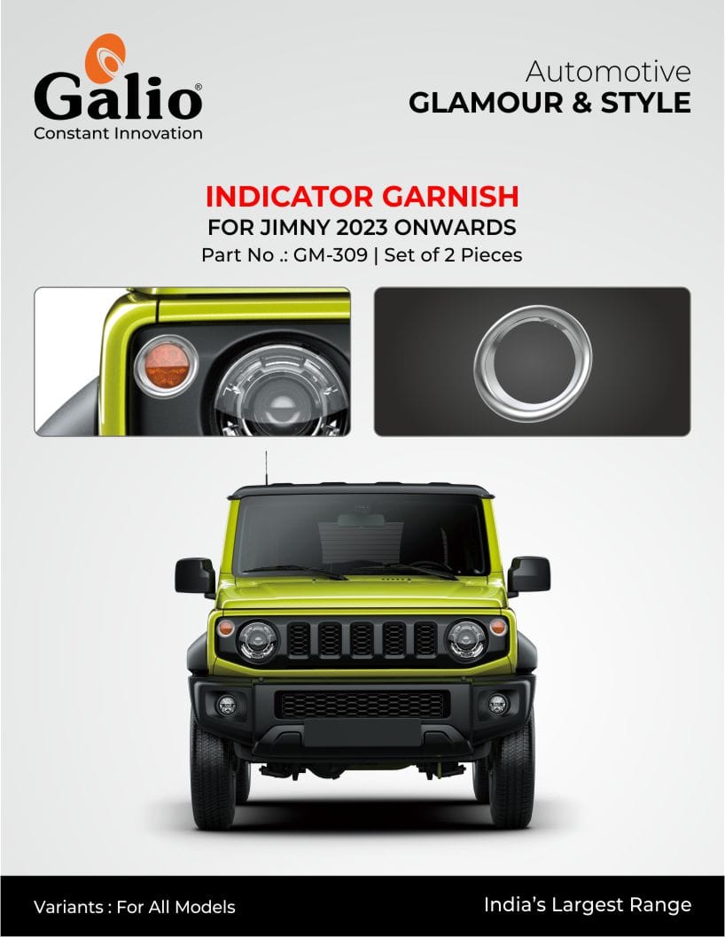 Indicator Garnish For Maruti Suzuki Jimny - Model 2023 Onwards