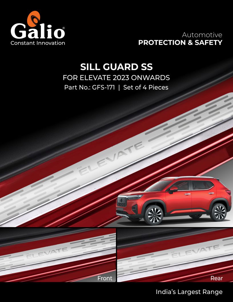 Sill Guard SS For Honda Elevate - Model 2023 Onwards