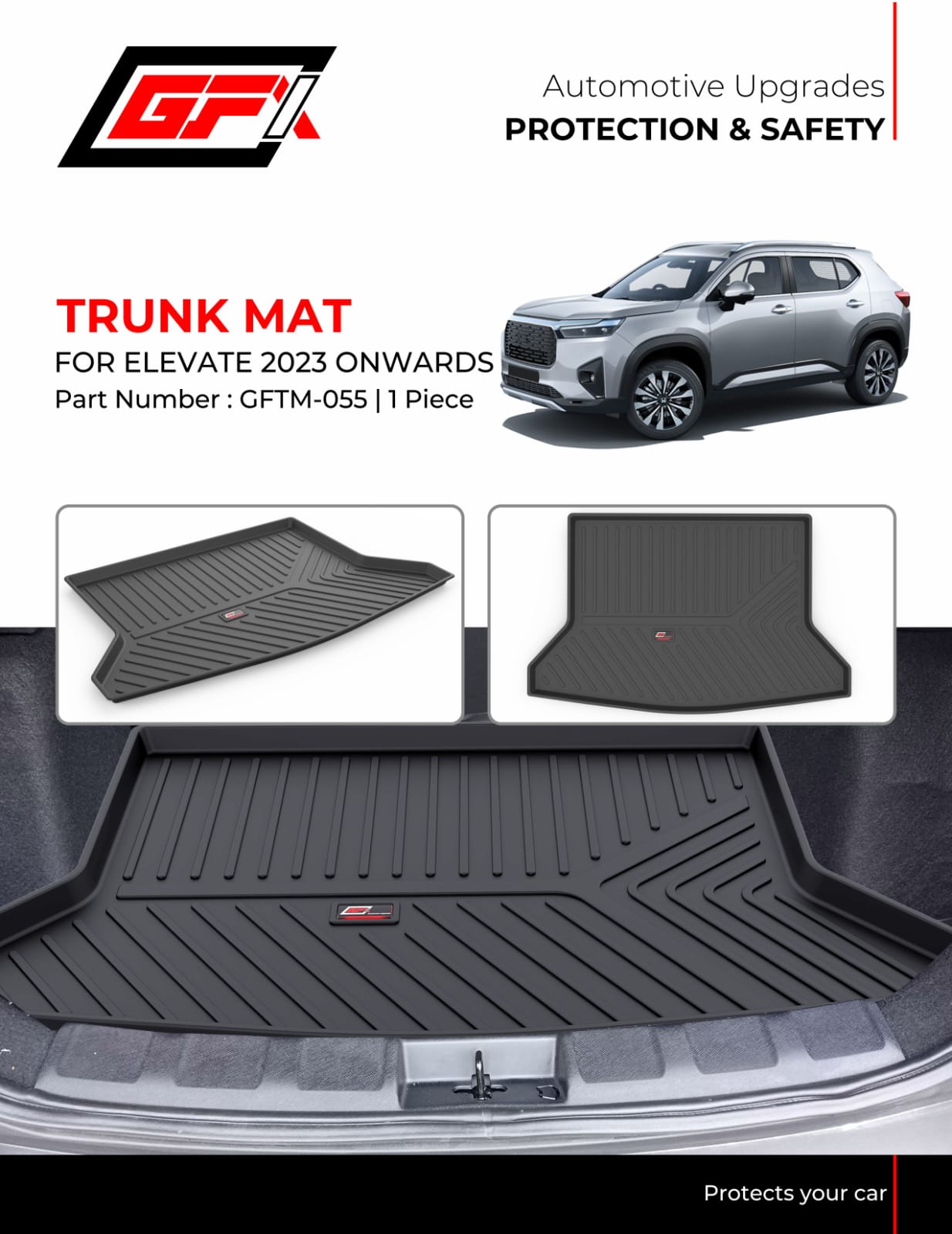 Trunk Mat for Honda Elevate - Model 2023 Onwards