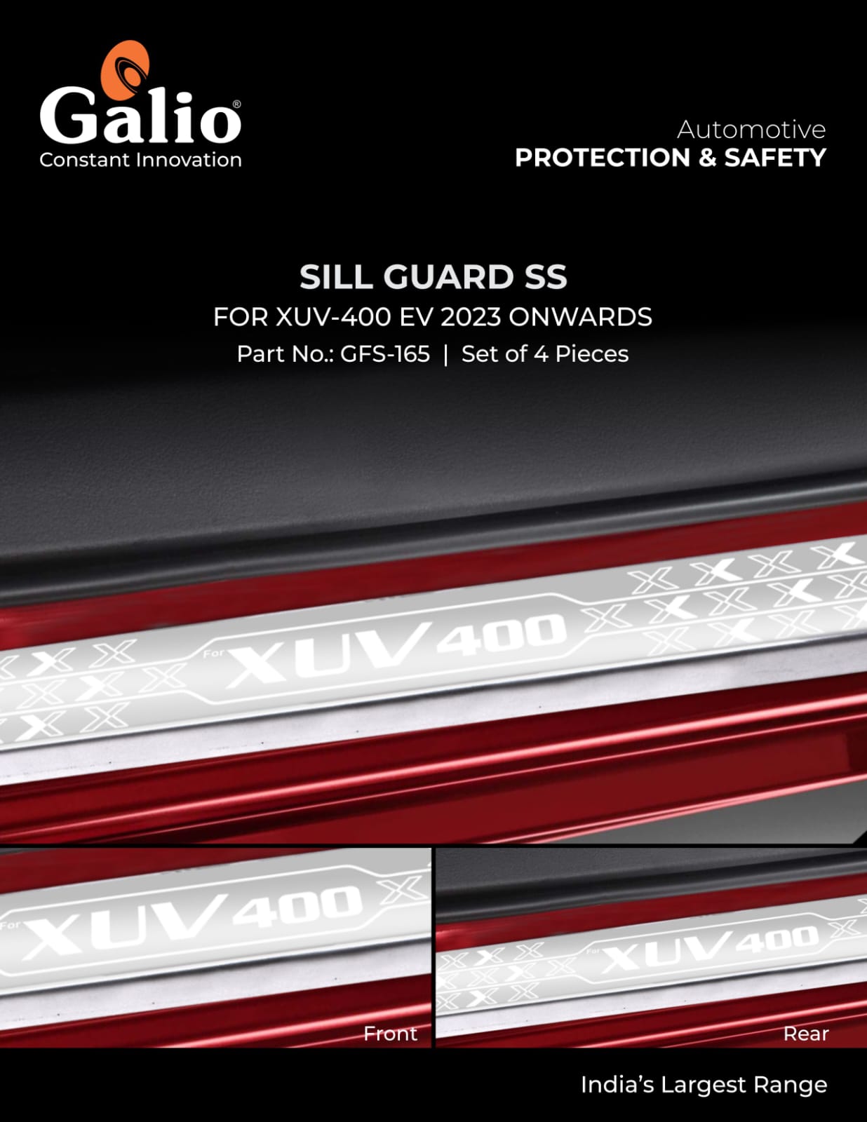 Sill Guard SS For Mahindra XUV 400 - Model 2023 Onwards