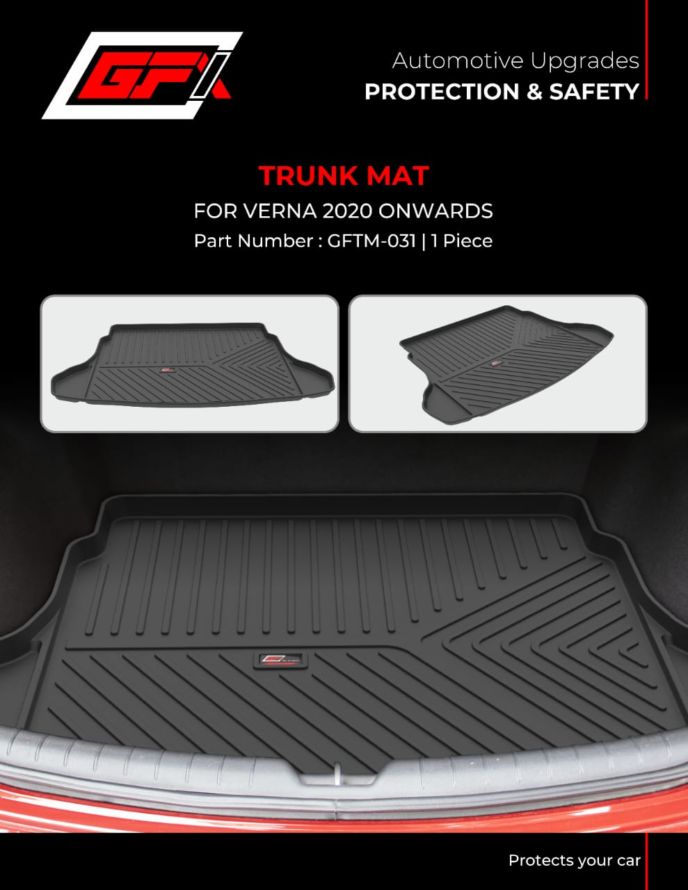 Trunk Mat for Hyundai Verna - Model 2020 Onwards
