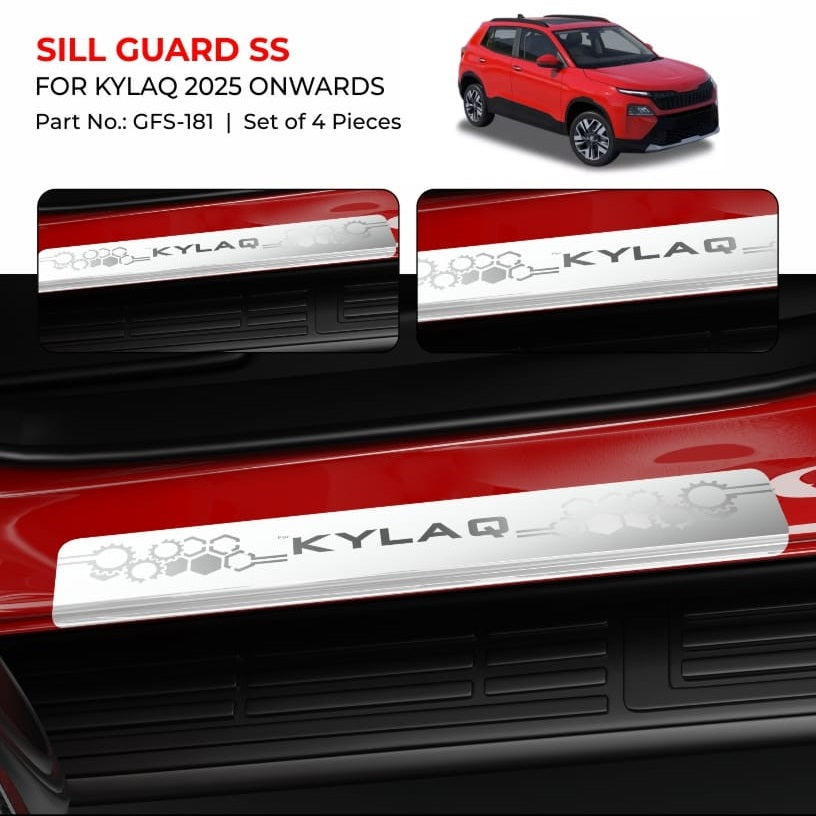 Sill Guard SS For Skoda Kylaq - Model 2025 Onwards