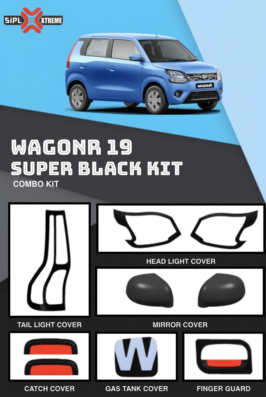 Maruti Suzuki Wagon R 2019 Super black combo kit
