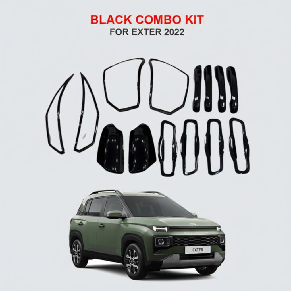 Black Finish Combo Kit for Hyundai Exter