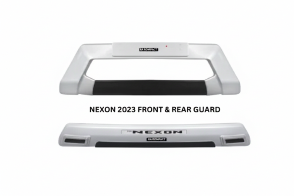 Nexon 2023 front and rear guard on a white background