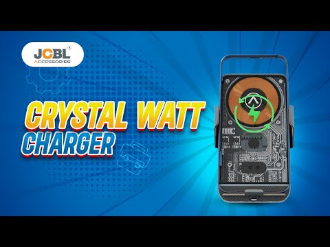 Crystal Watt Dashboard Mount Mobile Holder and Charger
