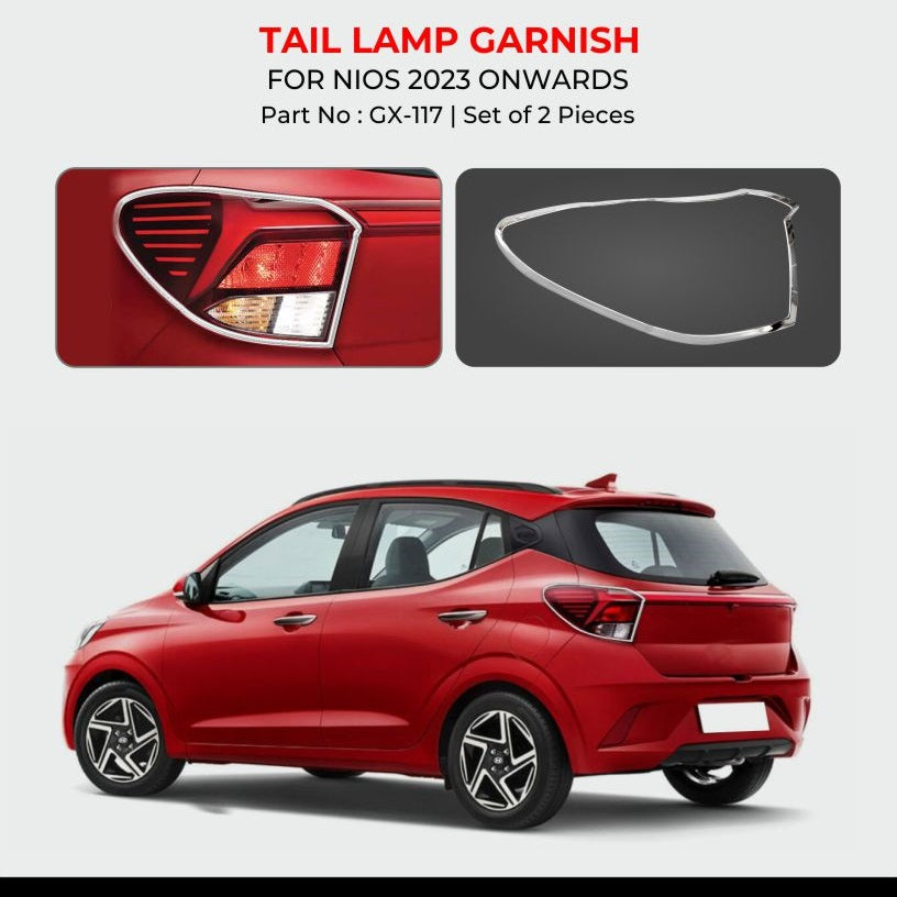 Tail Lamp Garnish For I10 Grand Nios - Model 2023 Onwards