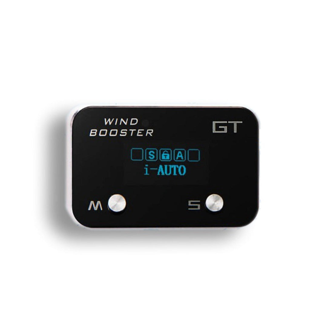 Wind booster control panel with 'GT' branding on a white background