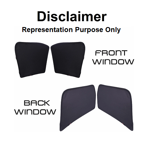 Car Window Fix Black Sunshades For Hyundai I20 Elite