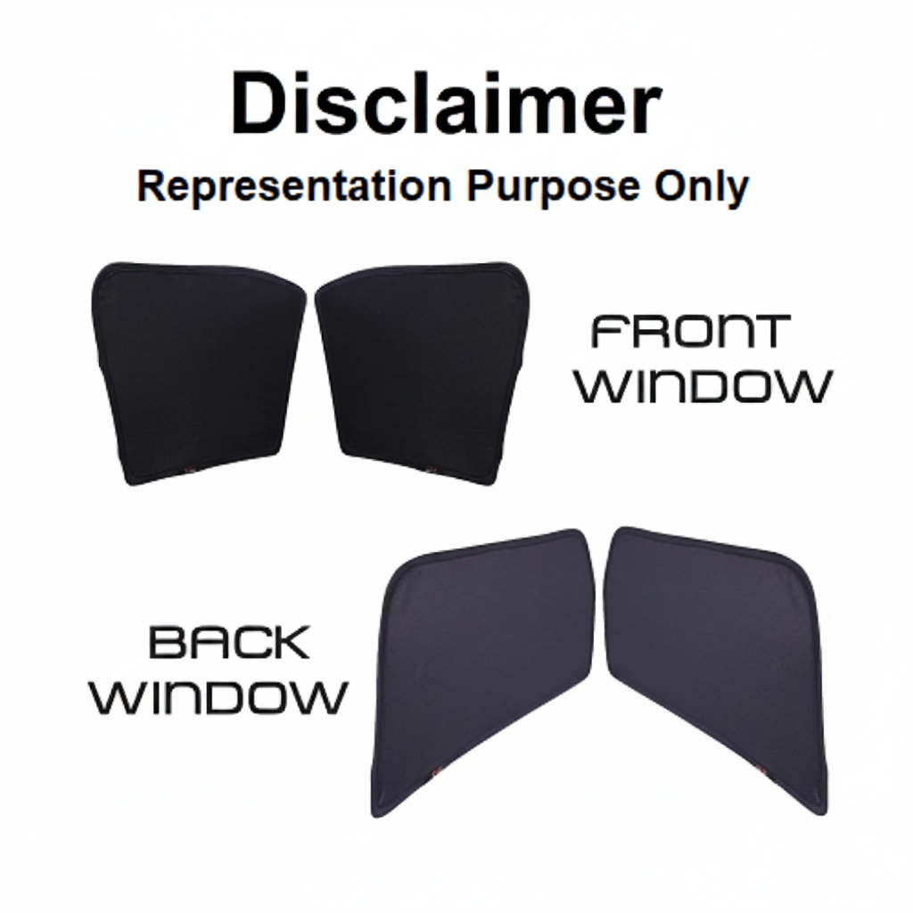 Car Window Fix Black Sunshades For Sierra - Model 2025 Onwards