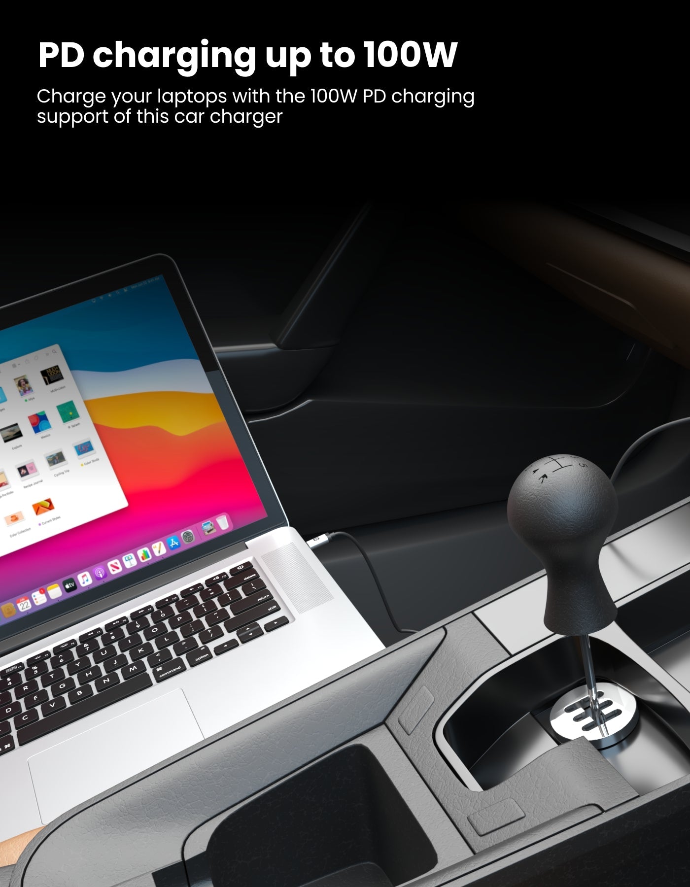 Car Power 120 Fast Car Charger with Triple Port