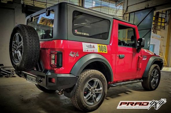 Rear Metal Bumper For Mahindra Thar - Model 2020 Onwards
