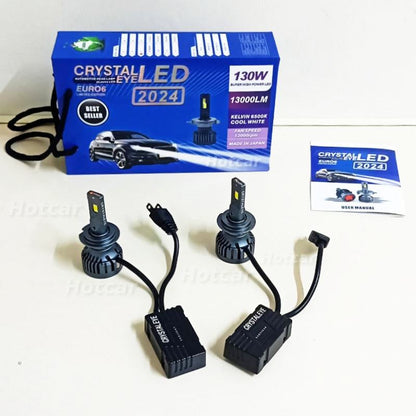Crystal Eye 130W Car LED Headlight Bulb