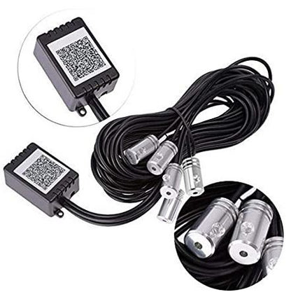RGB App LED Car Atmosphere Interior Light With Optic Fibre Cable