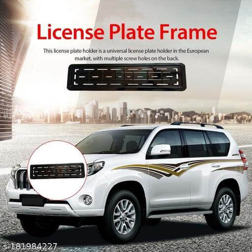 Metal Number Plate Frame for Cars - Universal