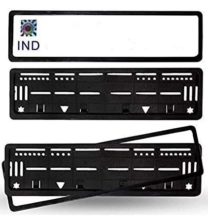 Car Number Plate Frame- Set of 2 pcs