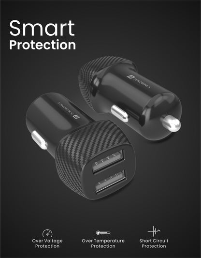 Car Power 5 Fast Car Charger with Dual Port