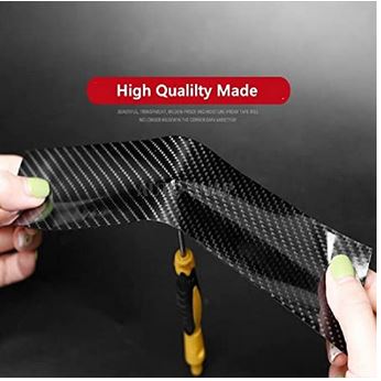 K5D Nano tape Anti Scratch Black Carbon Fiber Paint Protection Film- 5m