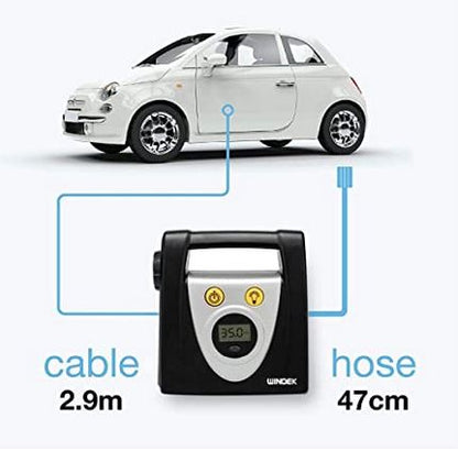 WINDEK 1702 Heavy Duty High Speed Tyre Inflator- Digital Meter