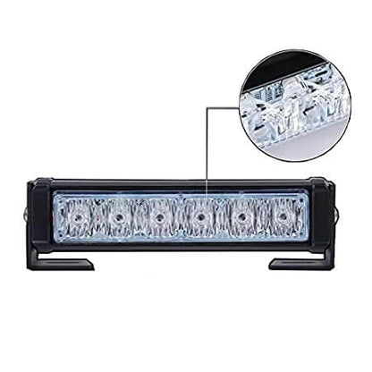 12V Wireless 2 X 6 LED 18W Red Blue Car Warning Light Emergency Flasher Strobe Lamp