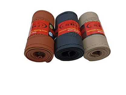 Hand Stitched Leather Car Steering Wheel Sleeve