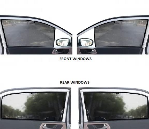 Car Window Fix Black Sun Shades For Hyundai Alcazar