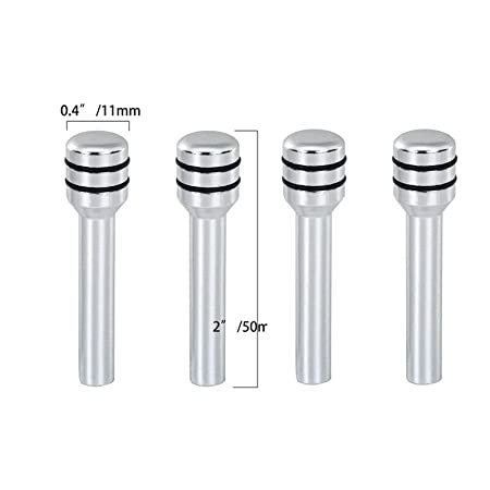 Aluminum Interior Door Lock Knob Pull Pin Universal for Cars