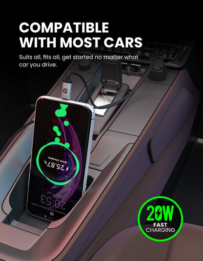 Car Power 7 Fast Car Charger with Dual Port