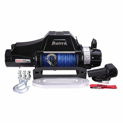 Runva winch with accessories on a white background